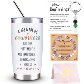 SIXVALA Coworker Leaving Gifts for Women, Going Away Gifts, Farewell Gifts for Coworkers, New Job Gifts, Goodbye Gifts, Retirement Gifts, Christmas Gifts for Lady Manager, Employee, Boss