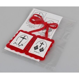 Red Scapular Sacred Heart Jesus