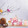 HERZONE Bunny Stand for Easter, Easter Bunny Figure Easter Decoration