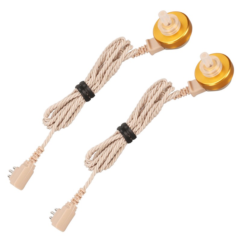 2 Set BTE Sound Aid 3 Pin Cable Wire Clearer
