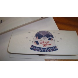 Unbranded 3 Three sets Merry Christmas " Let It Snow " $ Money Envelopes Checks & Cash G41