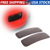 encar88_8 2PCS Blackened Front Fog Lamp Trim Cover Fits For