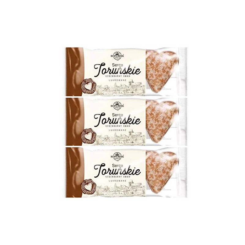 KOPERNIK PIERNIKI TORUNSKIE ICED HEARTS 3 pack x 120 g.