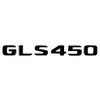 Fidida GLS450 Emblem Decal Car Numbers Letters Decal Plating Badge