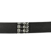 sourcing map B-62 V-Belt 62 Inch Pitch Length, B-Section Rubber