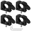 4Pcs Quick Release Rubber Clamp Mount Kit Firm Connection Quick