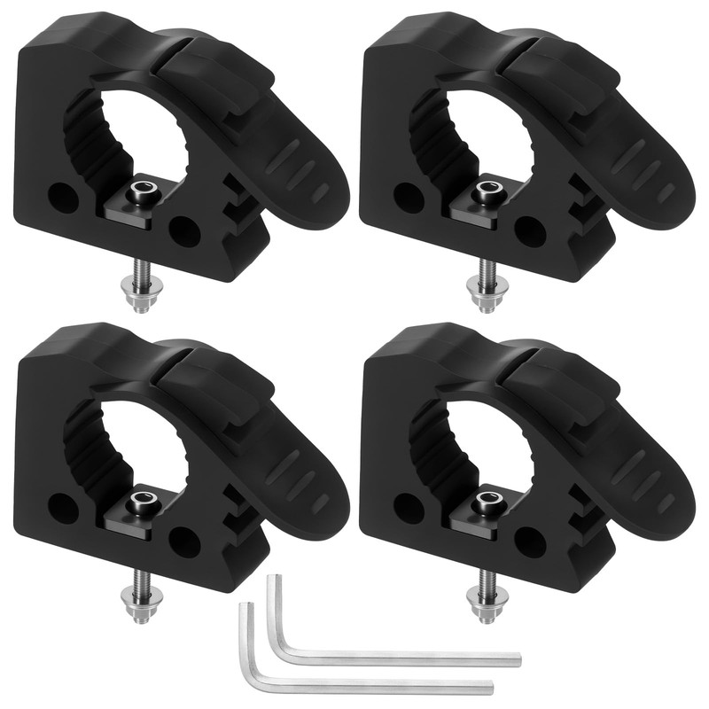 4Pcs Quick Release Rubber Clamp Mount Kit Firm Connection Quick