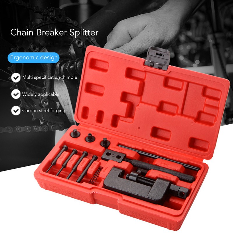 Bike Chain Cutter Tool Carbon Steel Universal Chain Breaker Remover