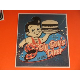 Big Boy Bob's Big Boy, Original Double Decker Lot of 3 Magnets-(Big Boy, Dolly & Nugget)