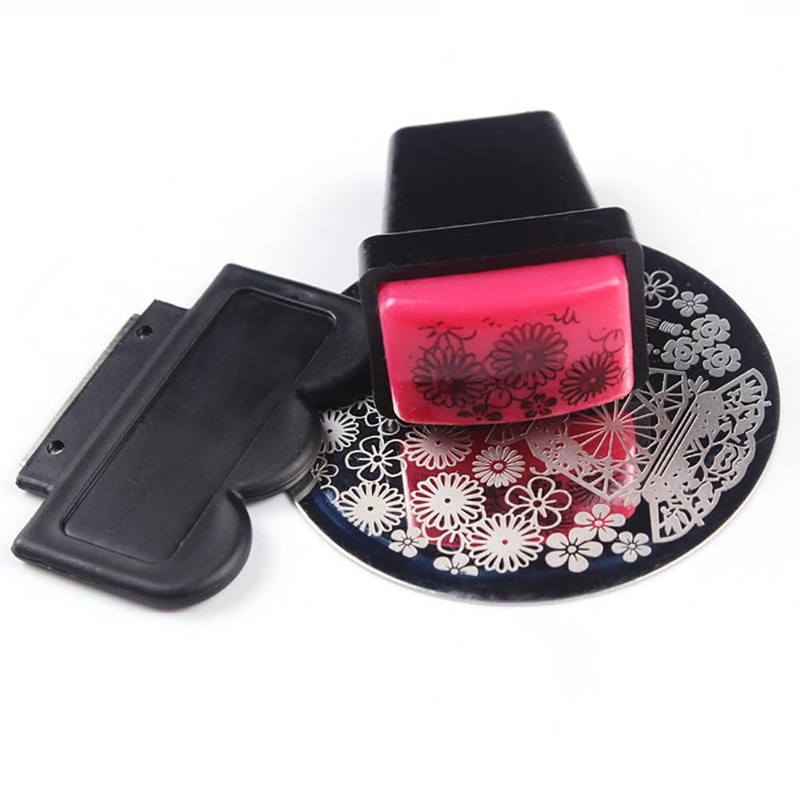 Nail Stamping Plates Set, 10 Pieces Nail Image Stamping Plates