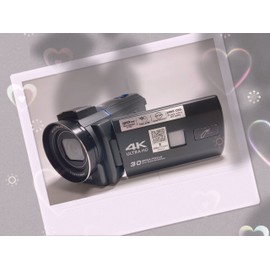 JOYEUX JOY-4KDVCAM-BK Black 4K Digital Multi Movie Camera Set [3 Types, Touch Panel, Dedicated Recording Microphone, SD Card Included, Tripod Stand