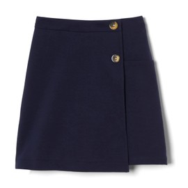 French Toast Girls School Uniform Stretch Double Button Scooter (Navy 14-16)