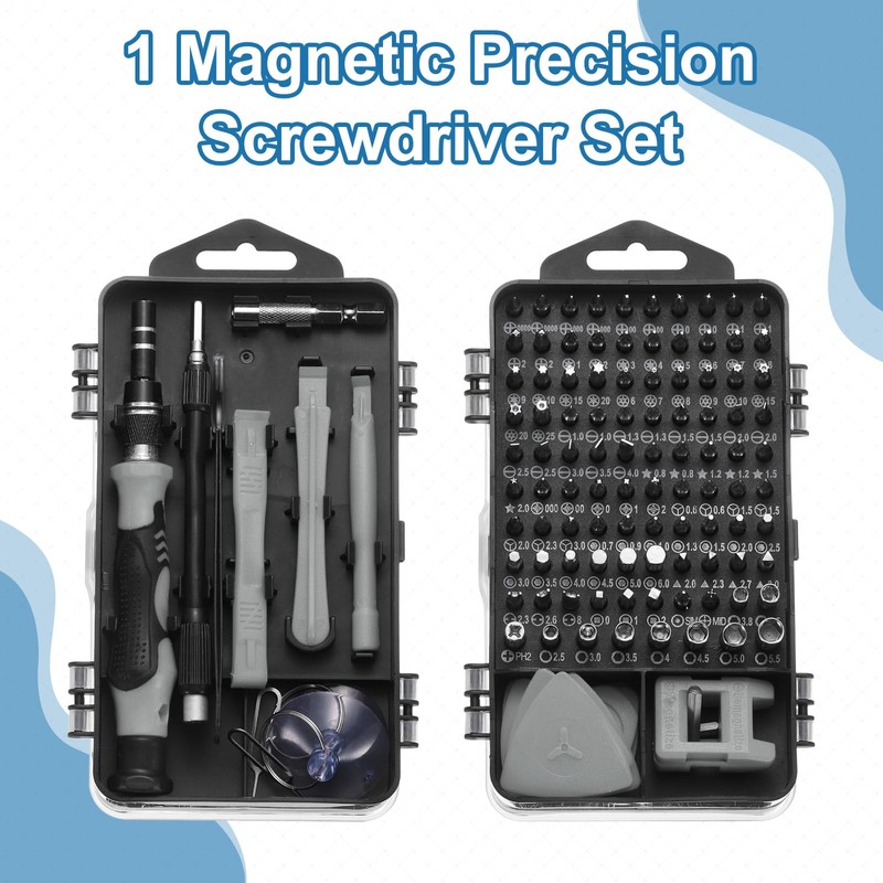 sourcing map 123 in 1 Magnetic Precision Screwdriver Set Electronics