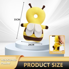 WKC Baby Head Protector Backpack with Knee Pads & Non-Slip Socks, Toddler Safety for Crawling & Walking (Style 19)