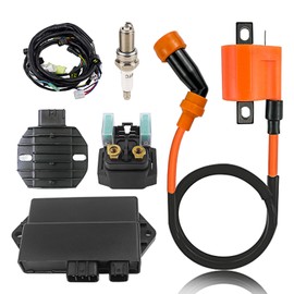 Main Electrical Harness CDI Box Ignition Coil Voltage Regulator Rectifier Relay For Yamaha Raptor 350 YFM350 YFM350R YFM350RSE Special Edition 2004-2013 5YT-82590-00-00 5YT-85540-00-00