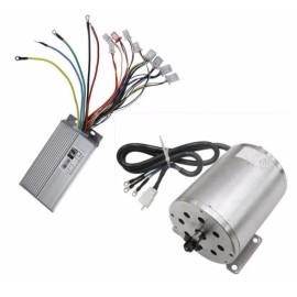 Unite 24V 36V 48V 1000W 1800W 500W 800w 350W Electric Motor Speed Controller Go Kart - Boma  48v 1800w brushless Motor& Controller
