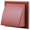 Blauberg Fans DECOR155X155/100HKTERRACOTTA Decor Terracotta Plastic Cowled Hooded Air Ventilation