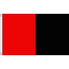 Red and Black Irish County Small Flag 3ft x 2ft