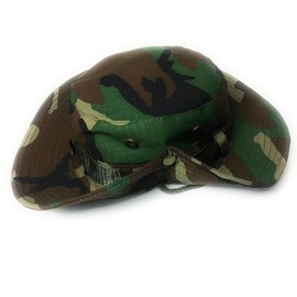 KGM Accessories Military Camouflage Cotton Boonie Bush Combat Brim Army Bucket Sun hat Camo - Outdoor Festival Hats