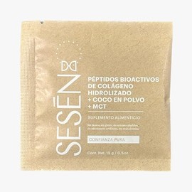 SESĒN Colágeno Cream Grass Fed | Sachets 30 piezas | Colágeno + Coco en Polvo + MCT + Vitamina C | Sin Gluten Sin Azúcar Sin Lácteos