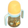 Wide Neck Sippy Straw Bottle Spill Proof Easy Grip Training