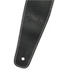 Fender Broken-In Leather Guitar Strap, 2.5in, Black