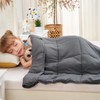 yescool Weighted Blanket 10 Pounds Twin Cooling Weighted Lap Blanket,
