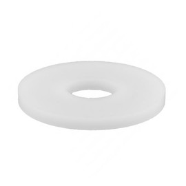 Washers M10 Plastic Polyamide Blank (White) – DIN 9021 – Washers – U Washers – Flat Washers (Size: M10; Quantity: 50 Pieces)