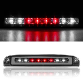 High Mount 3rd Stop Light Compatible with 1997-2010 Dodge Dakota Third Center Cargo Reverse Rear LED Brake Light Bar Taillight (Chrome)