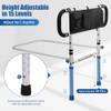 EasyVibe Bed Rails for Elderly Adults with Motion Light &