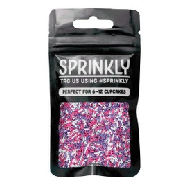 SPRINKLY - Matt Sugar Strands - Pink, White & Lilac - 30g