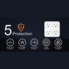 Wireless Wall Tap Smart Plug,Surge Protector, 4 Outlet Extender with