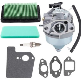 Drblawi Compatible with GCV190 HRX217 Carburetor Kit for Honda GC190 GCV190 GCV190A GV190LA Engine HRX217 HRX217K1 Lawn Mower Replace 16100-Z0Y-813 Pressure Washer with 17211-zl8-023 Air Filter