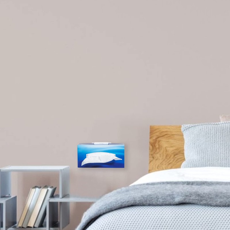 TFY Tissue Box Holder, Kitchen Wall Mount Compatible with Face