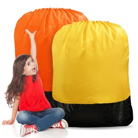 Laundry Bags for Quilts Storage, 2 Pack Extra Large 160L Oxford Fabric Clothes Storage Bags with Drawstring Closure, Water-Resistant & Durable Heavy Duty for Blanket, Duvets, Clothes