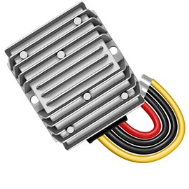 DC 24V Step Down to 12V 30A 360W DC Converter Regulator Voltage Regulator, 12V Converter, IP67 Waterproof Power Supply Module Buck Transformer for Golf Cart Forklifts Car Truck Boat Vehicle