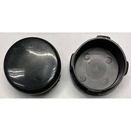 dexierp Protection Force 2-3/8" 60mm (パック 4) ラウンド OD チューブ プラスチック インサート プラグ チューブ ポスト エンド キャップ チェア グライド RTI60-(4 パック)