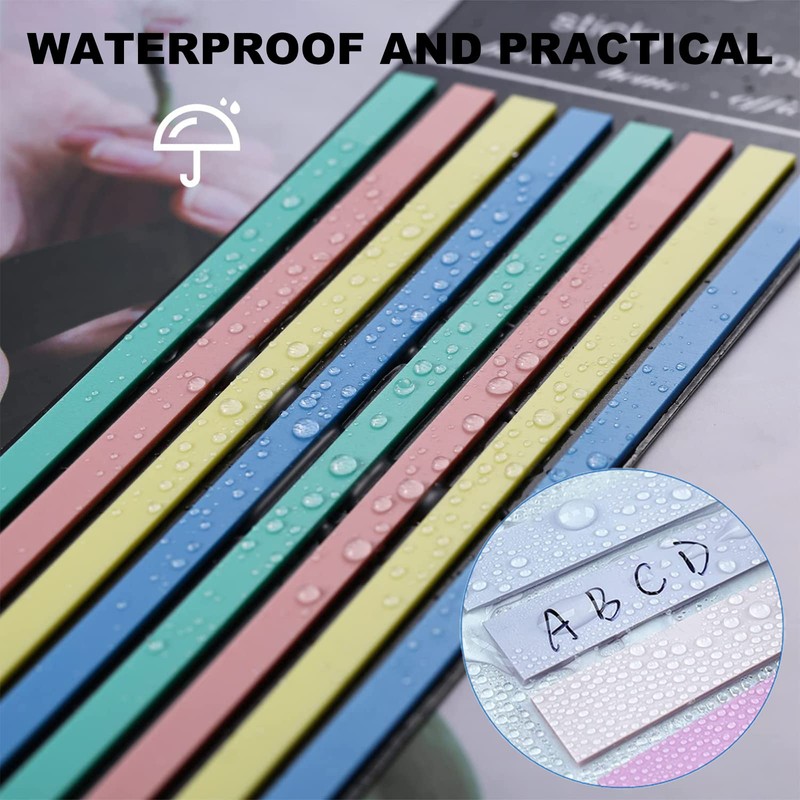 7 Pack Multi-Function Sticky Index Tabs,1820 Pieces Writable Labels, Colorful