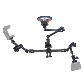 CS PRIORITY Aluminum Alloy 7" 11" Adjustable Magic Arm Bracket for DSLR Monitor Light Camera Cage Tripod (Combo A)