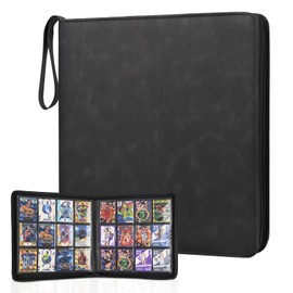 Foxegg Trading Card Binder 480 Pockets, 12 Pockets Card Binder, Side Loading Card Collection Binder, Collectible Card Albums Card Folder for MTG, TCG, Football, Sports Cards, Game Cards