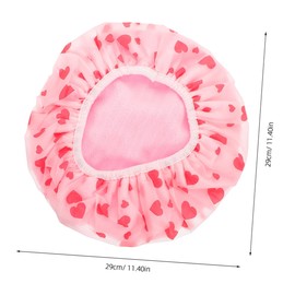 SAFIGLE Efficient Drying Bonnet 2 Pcs Reusable Hair Bath Cap Elastic for Long Hair Cap for Party