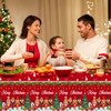 Pack of 2 Christmas Tablecloth, Rectangle Christmas Waterproof Tablecloth for