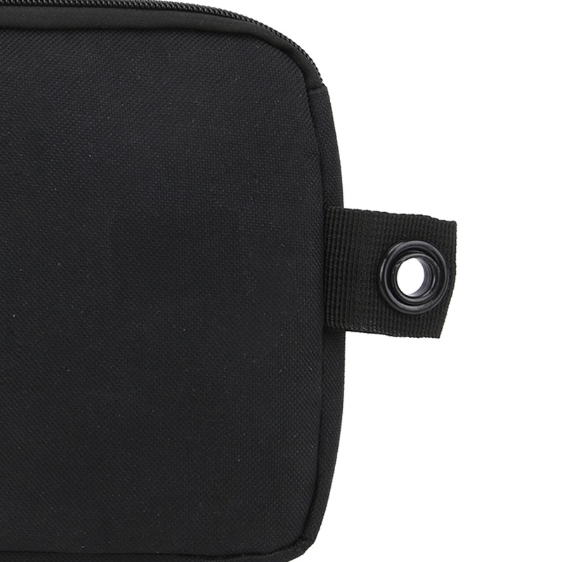 10in Black Surfboard Surfing Fin Storage Bag Durable Canvas Handbag