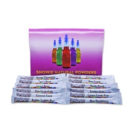 SNOWIE - Ready To Use Natural Assorted Flavor Syrup Powders Pack - Hang Loose Kit - 12 Pints