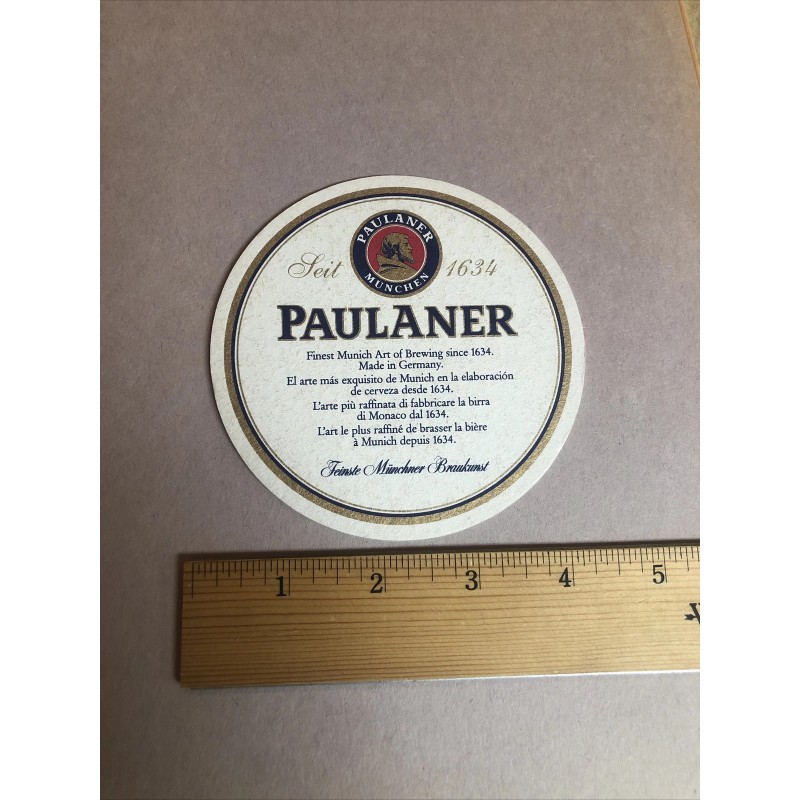 Paulaner München Beer Bar Coaster Austria Bier