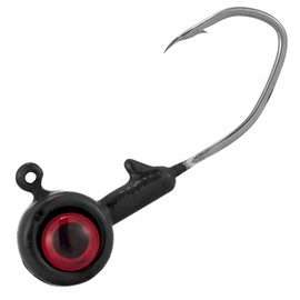 Dr.Fish 10 Pack Crappie Jig 3D Eyes Fishing Jig Head Bass Fishing Crappie Trout Panfish Bluegill Hook Lure Live Bait Plastic Freshwater 1/16oz Black