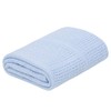 BabyTown Baby Boys and Girls Soft Cotton Cellular Blankets Blue