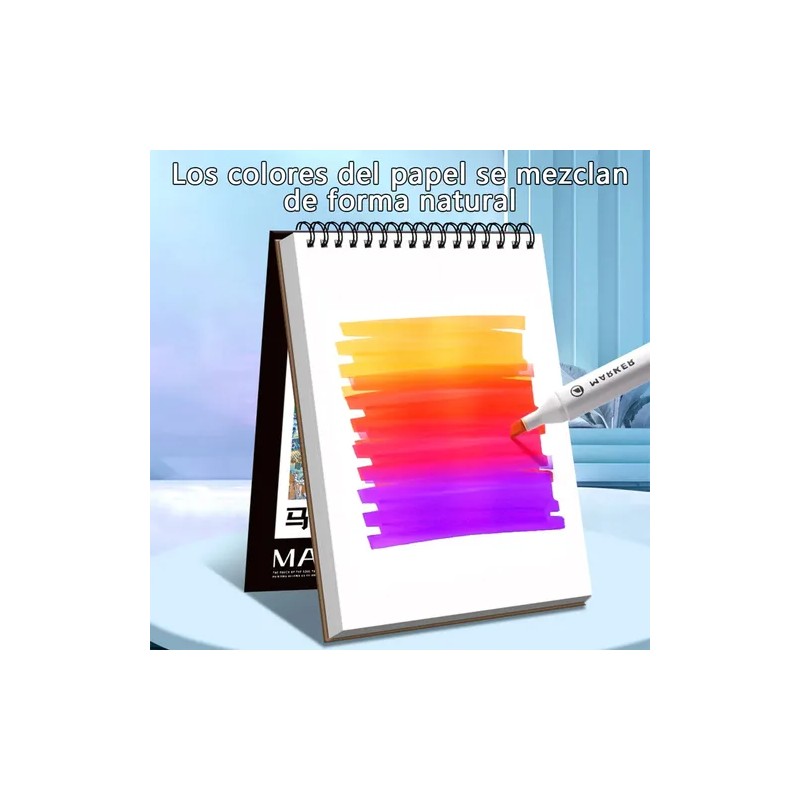 Cuaderno Boceto Dibujo Libreta Para Acuarela Marcador Lápiz