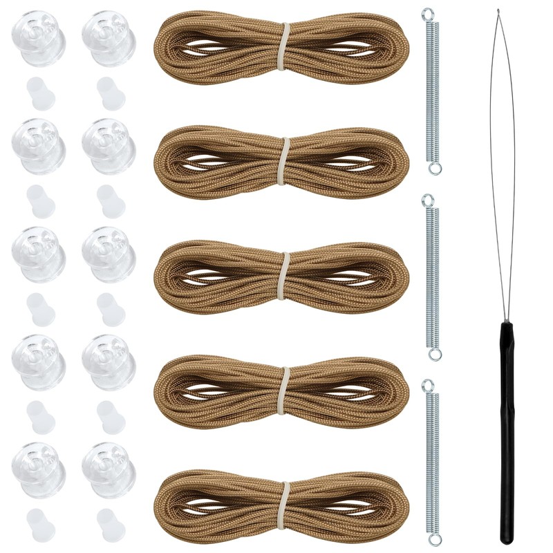 NOVINO RV Blinds Repair Kit for Camper Window, Pleated RV