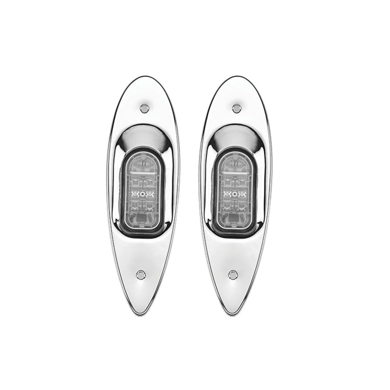 SeaSense LED Teardrop Bow Lights, Red and Green